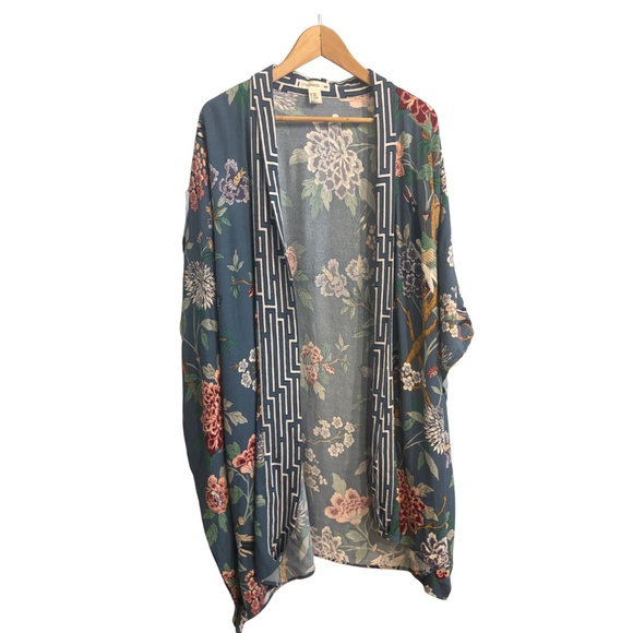 GP & J Baker x H&M Floral Kimono Robe - Picture 1 of 4